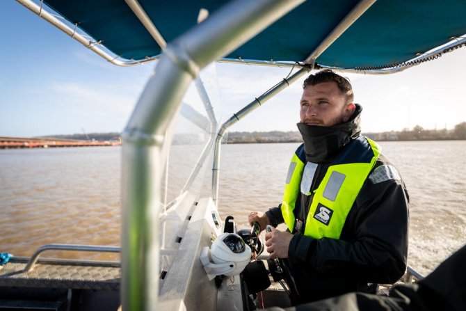 Vincent, agent portuaire (Direction du tourisme)